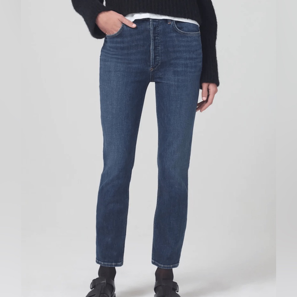 Citizens of Humanity Jolene Button Fly High Waist Jeans - Size 25